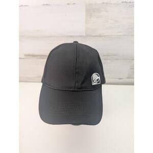 Taco Bell Hat Cap Snap Back Black Mesh Employee Uniform Embroidered Crew Mens